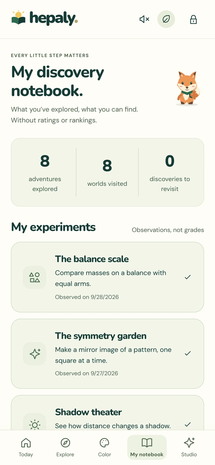 My notebook of discoveries: adventures explored, worlds visited, experiences observed